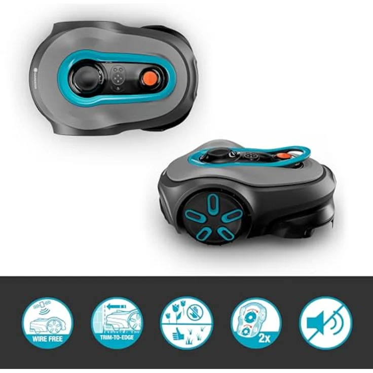 Gardena Mähroboter smart SILENO free 600 m² Set, Rasenroboter ohne Begrenzungskabel, Antikollisions-Radar – Bild 9
