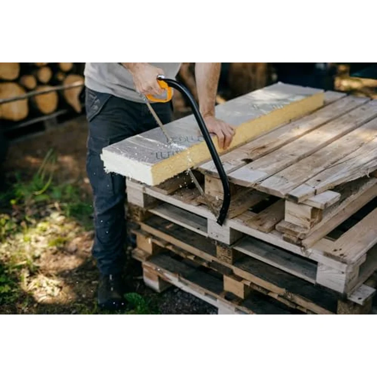 Fiskars Bügelsäge mit feststehendem Blatt für feuchtes Holz, Länge: 53 cm (21 Zoll), Inklusive Sägeblattschutz, Hochwertiger Stahl, Schwarz-Orange, SW30, 1001621 – Bild 5