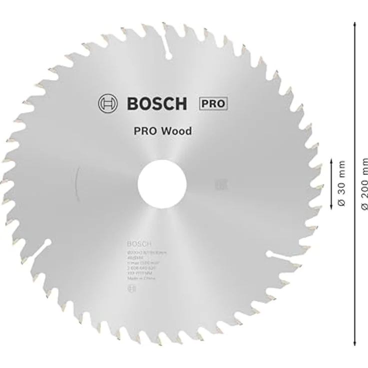 Bosch Professional Kreissägeblatt Optiline Wood (für Holz, 200 x 30 x 2,8 mm, 48 Zähne, Zubehör Kreissäge) – Bild 3