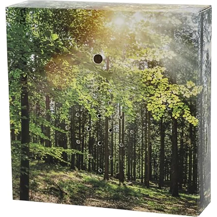 Cepewa Soundbox 'Wald' mit Bewegungssensor, 12x12x3,5cm, Pappe und Kunststoff, regulierbare Lautstärke für Vogelgezwitscher – Bild 5