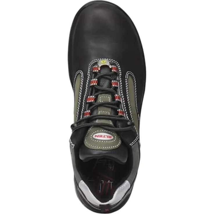 ELTEN LEN ESD S3S Sicherheitsschuh (Schuhkarton, Paar) - ELTEN Sicherheitshalbschuh, LEN ESD S3S, Rindleder/Hydrophobiertes Nubukleder/Mikrofaser, Atmungsaktives Textilfutter, EN ISO 20345:2022 S3S FO/SR, Form A – Bild 6