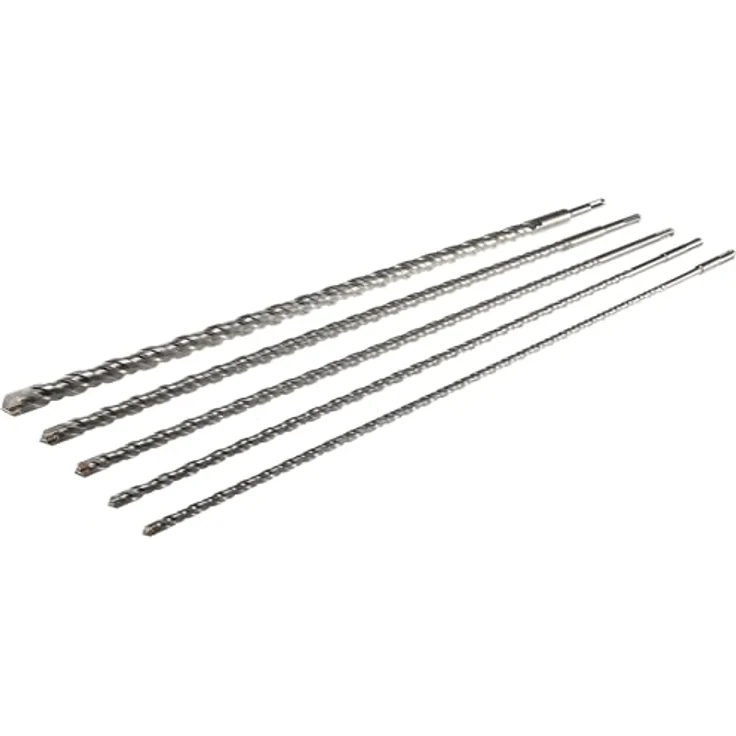 Chilitec SDS PLUS Bohrer Set 600mm - 60cm lang Profi BetonBohrer Steinbohrer 5-teilig Durchmesser 8mm 10mm 12mm 15mm 20mm - Preisvergleich – Bild 5
