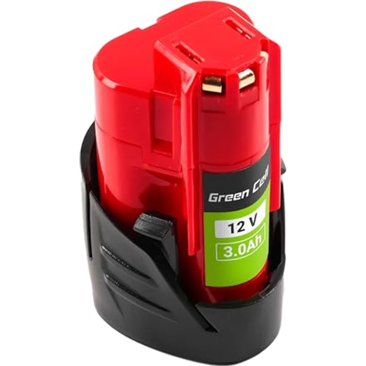 Green Cell 12V 3Ah Li-Ion Akku für Milwaukee M12 Elektrowerkzeuge — Hochleistungs Ersatzakku mit bis zu 1000 Ladezyklen, kompatibel mit 4932451388 – Bild 4