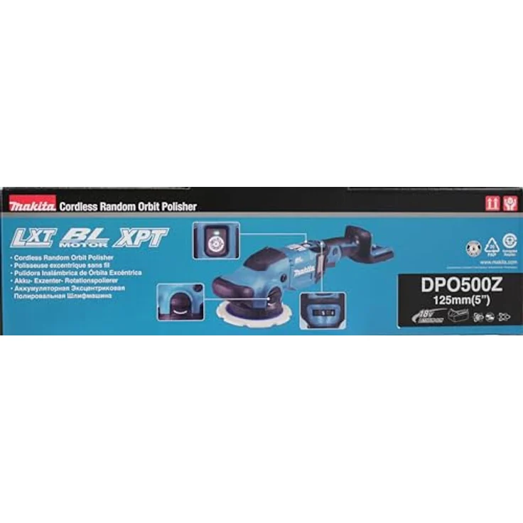 Makita DPO500Z 18V Akku-Exzenterpolierer ,  ohne Akku ohne Ladegerät – Bild 16