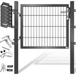 KESSER Gartentor Premium, Gartentür aus Metall verzinktem Stahl, rost- und UV-beständig