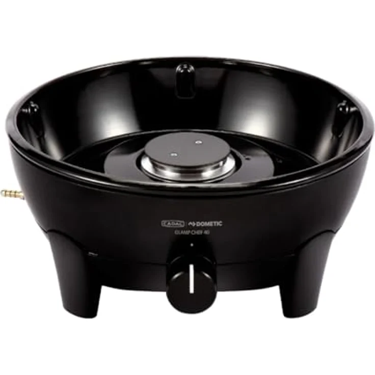Cadac Glamp Chef 40 Gasgrill Campinggrill ø 40 cm, trendig und vielseitig, Schwarz – Bild 2