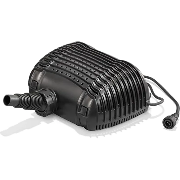 Esotec Solar Einzelpumpe Waterfall 2900 3400, 12-18V/DC, universell einsetzbare Bachlaufpumpe mit 3400l/h Förderleistung, IP68, Schlauchanschluss