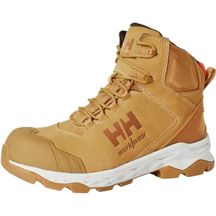 Helly Hansen OXFORD MID S3 Sicherheitsschuhe Braun, wasserfestes Nubukleder, rutschfeste Laufsohle
