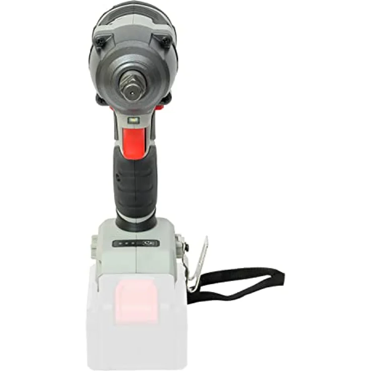 Dino KRAFTPAKET 18V-400Nm Bürstenloser Akku Schlagschrauber 1/2 Zoll Vierkant-Aufnahme, Drehkraft-Begrenzer 3-Gang mit LED-Leuchte - Brushless – Bild 2
