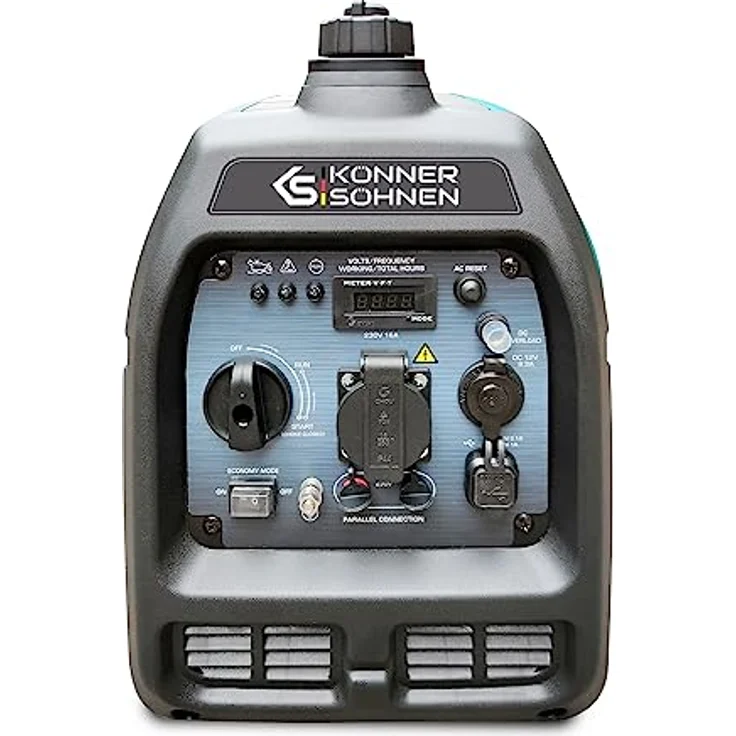 Könner & Söhnen KS 2100i S Inverter Stromerzeuger 2000W, tragbar, geräuscharm, ECO-Modus, 62 dB, mit USB-Anschlüssen – Bild 6