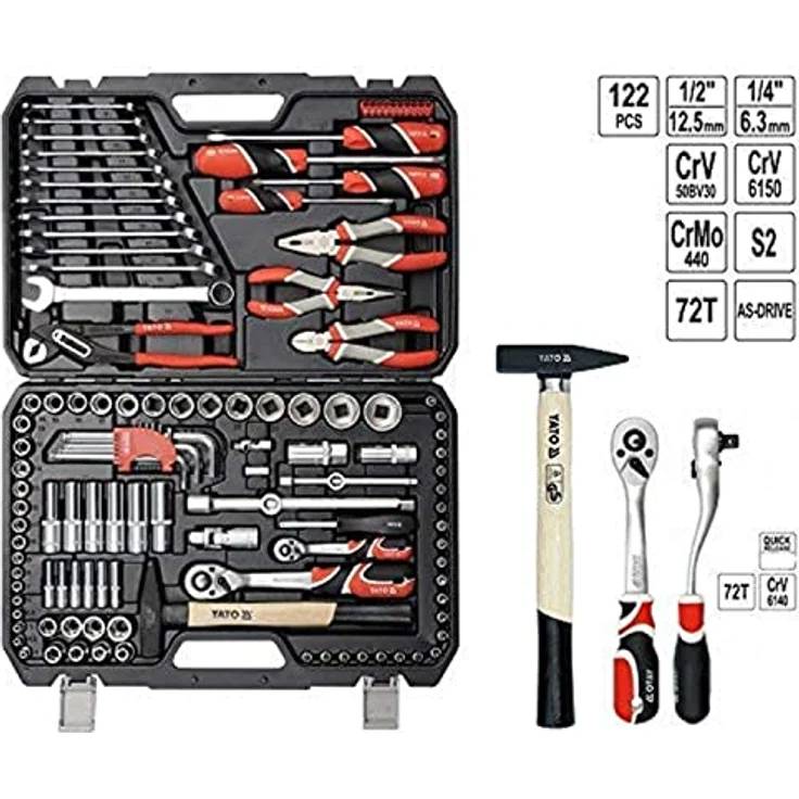 SOCKET SET 14 12 122PCS – Bild 1