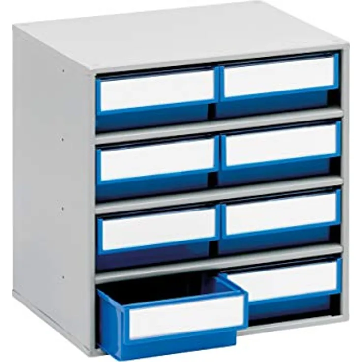 TRESTON Schubladenmagazin, blau, 0830-6, bxtxh 400x300x395 mm - 8 schubladen blau - Preisvergleich