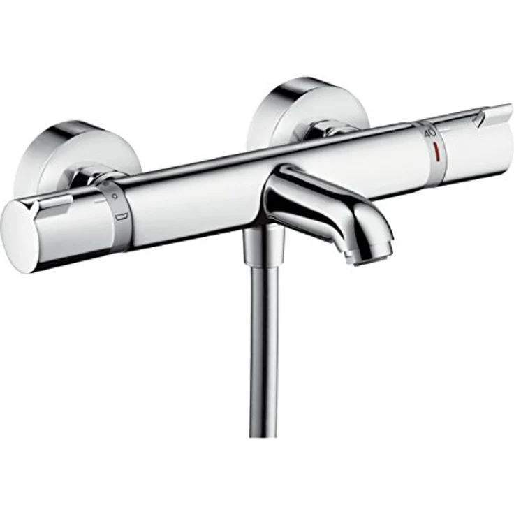 hansgrohe Ecostat Aufputz Wannenthermostat, für 2 Funktionen, Chrom – Bild 1