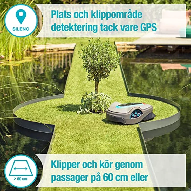 Gardena Mähroboter SILENO city 600 qm SE-Version – Bild 4