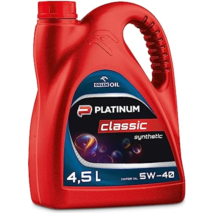 Platinum Motoröl 5w40 4,5L - Motorenöl 5w 40-5w40 Motoröl - Öl Auto - Motoröle Für Autos - Motor Öl Vollsynthetisch - ACEA: A3/B3