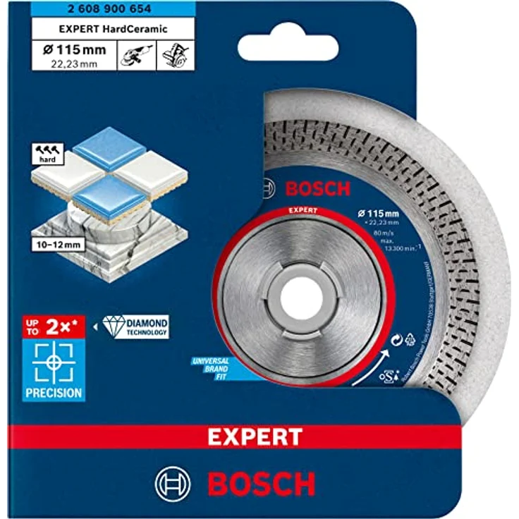 Expert HardCeramic Diamanttrennscheiben, 115 x 22,23 x 1,4 x 10 mm – Bild 2