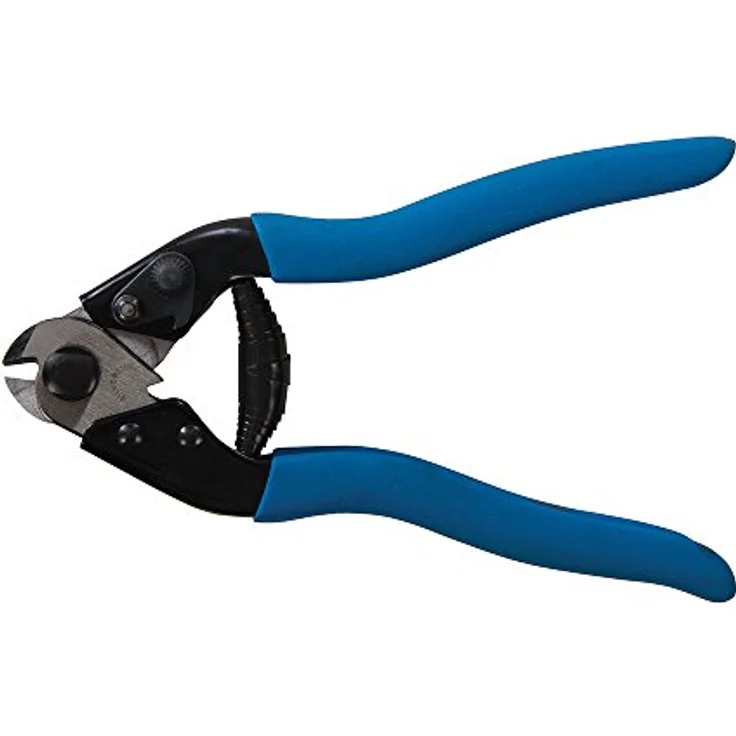 Silverline Seitenschneider Drahtseilschere 152 mm, Federbelastet mit Sicherheitssperre und polierter Oberfläche, PVC-Griffe - Silber – Bild 3