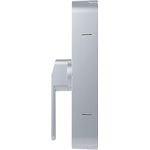 ABUS Fensterantrieb WINTECTO One – Smarter Fenstergriff für Fenster, Balkon- und Terrassentür – mit Alarmfunktion – einfache Montage ohne Bohren – Silber, verschiedenschließend