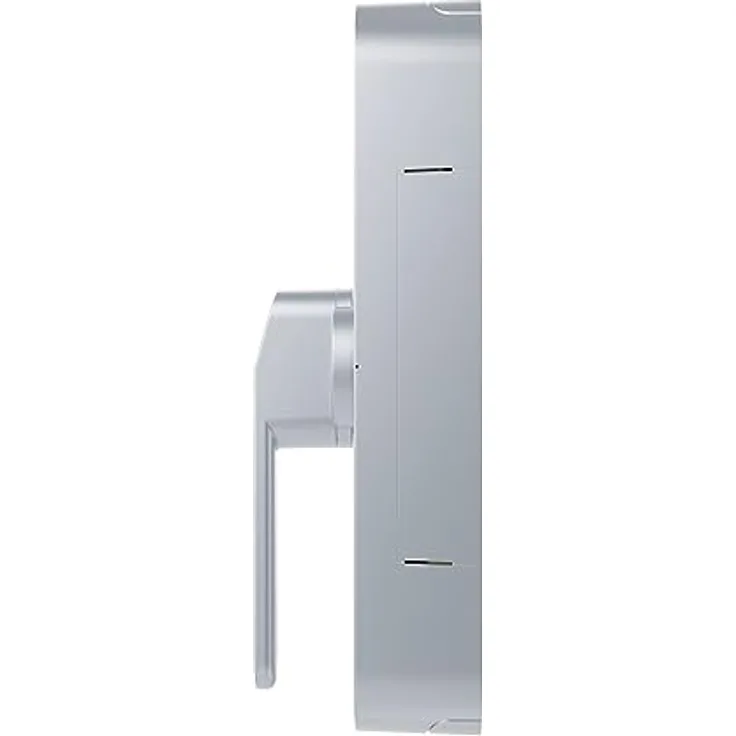 ABUS Fensterantrieb WINTECTO One – Smarter Fenstergriff für Fenster, Balkon- und Terrassentür – mit Alarmfunktion – einfache Montage ohne Bohren – Silber, verschiedenschließend