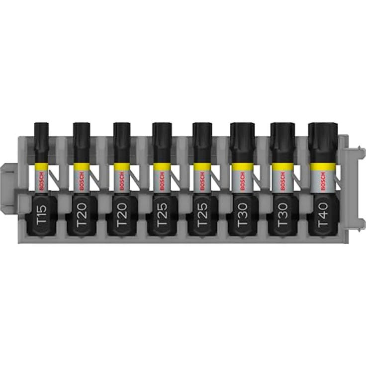 Bosch Professional 8tlg. Schrauber Bit Set Torx (Impact Control, T Bits, Länge 25 mm, Pick and Click) – Bild 2