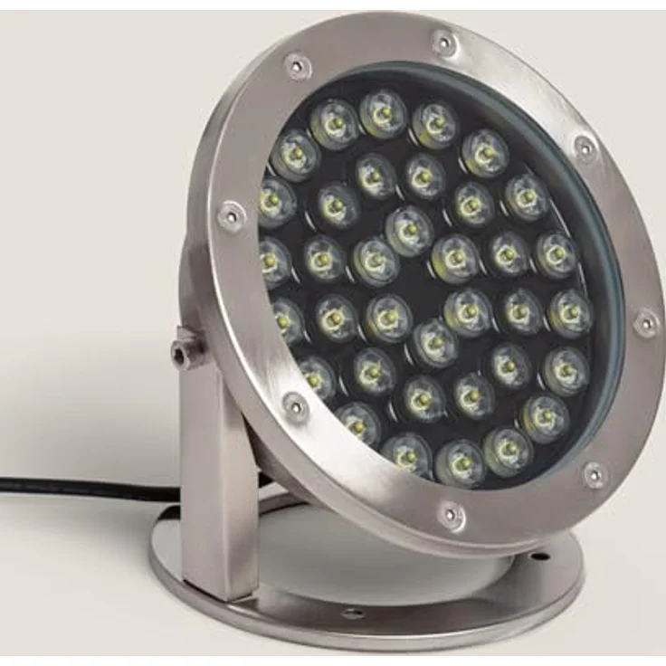 LEDKIA LIGHTING LED-Strahler Tauchfähig 36W, 12V DC, 4000K Neutralweiß, 3600 lm, Ø230 mm – Bild 2