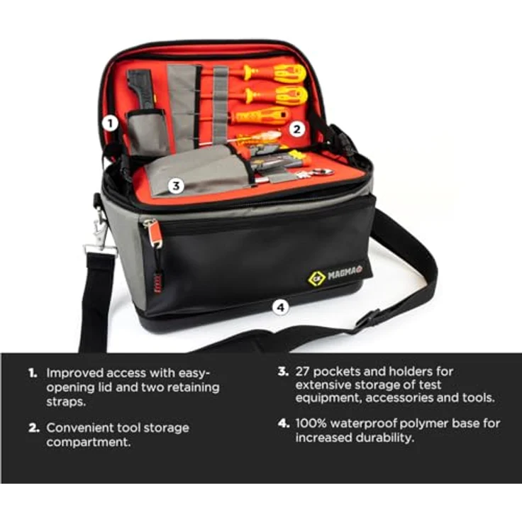 C.K MA2641 Messgeräte Werkzeugtasche unbestückt – Bild 4