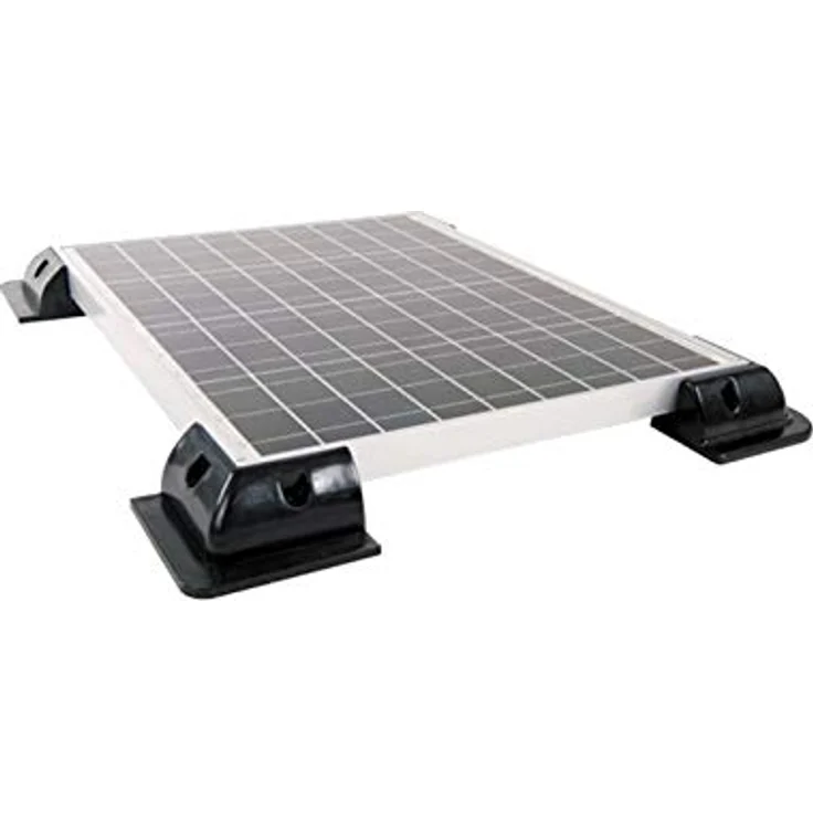 enjoy solar Halteecke Haltespoiler Solarmodulhalterung, 4 Stück, Schwarz, UV-beständig und witterungsbeständig, ideal für Wohnmobile und Boote – Bild 2