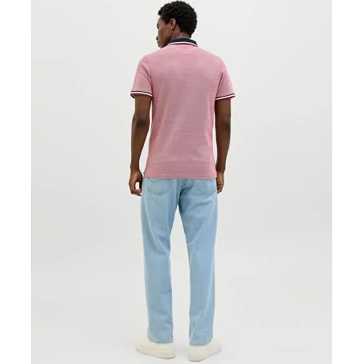Jack & Jones Poloshirt JJEPAULOS aus 100% Baumwolle, Slim-Fit, 1/4-Arm, uni – Bild 6