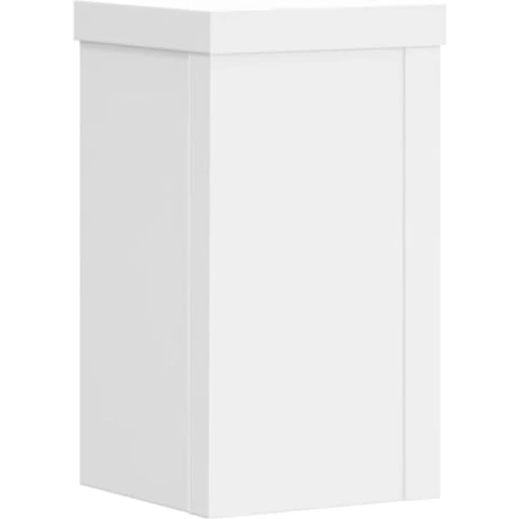 vidaXL Blumenständer Pflanzenständer 2 Stk. Weiß Holzwerkstoff 10x10x18 cm (2 St) – Bild 8