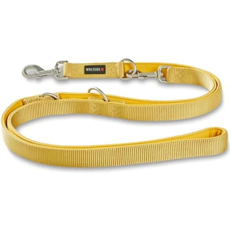 Wolters Führleine Professional Comfort, Currygelb, Größe L 200 cm x 20 mm – Bild 1