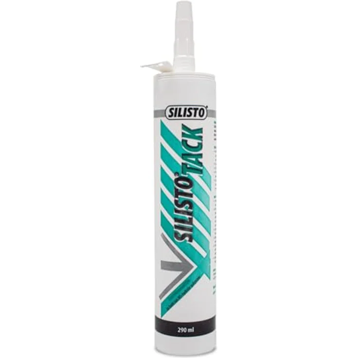 SILISTO TACK Montagekleber 290ml - weiß, 1K MS-Polymer mit hoher Anfangshaftung, umweltfreundlich und witterungsbeständig – Bild 1