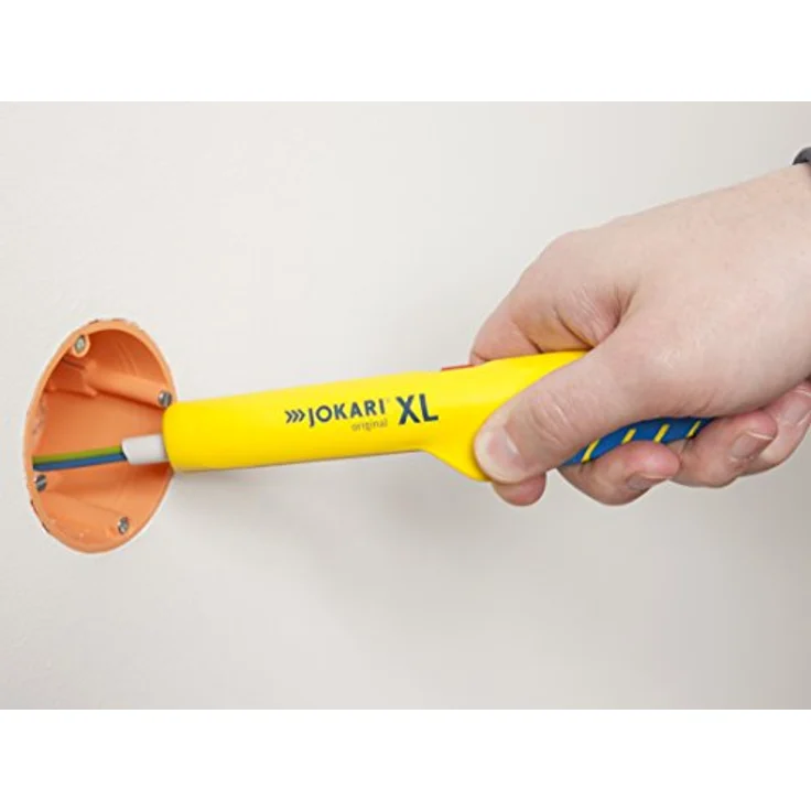 JOKARI®original extra langer Entmanteler XL für tiefe Hohlwanddosen zum Abisolieren von NYM-J 3x1,5² bis 5 x 2,5², Art.Nr. 30125 – Bild 4