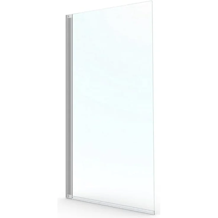 Schulte Badewannenfaltwand Komfort, 5 mm Sicherheitsglas, pendelbar, 70x130 cm, Chromoptik – Bild 2