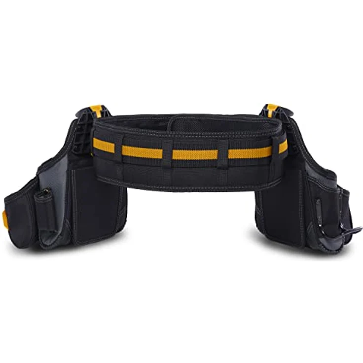 ToughBuilt TB-CT-111-3P ClipTech 3-teiliges Tradesman Werkzeuggürtel-Set, gepolsterter Gürtel, integrierte Ständer, Schwarz – Bild 4