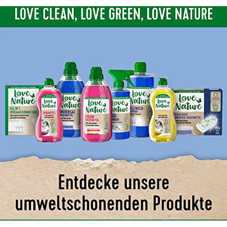 Love Nature Moonflower Badreiniger, 98,5% natürliche Inhaltsstoffe mit EU Ecolabel, tierversuchsfrei – Bild 7