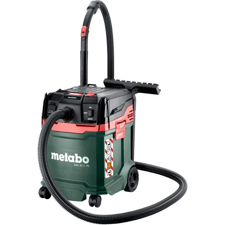 metabo Nass-Trocken-Sauger mit integrierter Filterabreinigung und gewerblicher Zulassung, 30 Liter Behälter - blau - Preisvergleich – Bild 1