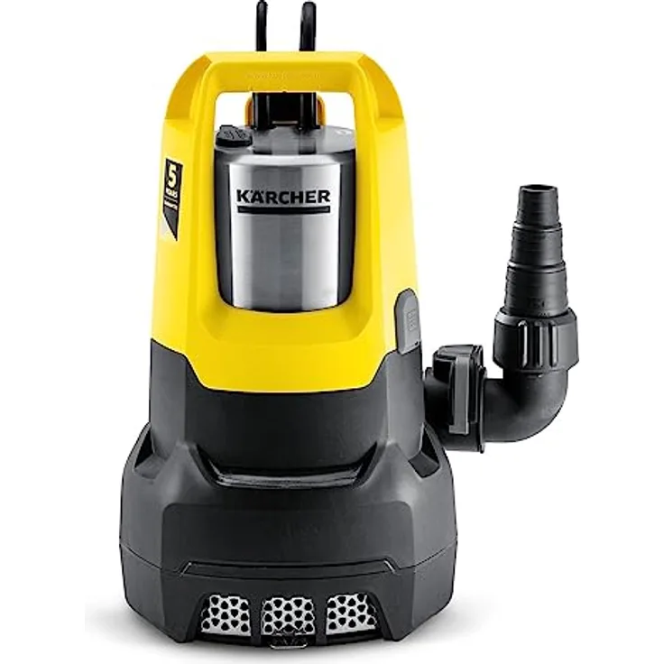 Kärcher SP 22.000 Dirt Level Sensor Schmutzwasser-Tauchpumpe, Fördermenge: 22.000 l/h, Eintauchtiefe: max. 7 m, Schmutzwasserpartikelgröße: max. 30 mm, Restwasserhöhe: 35 mm, Druck: 0,8 bar