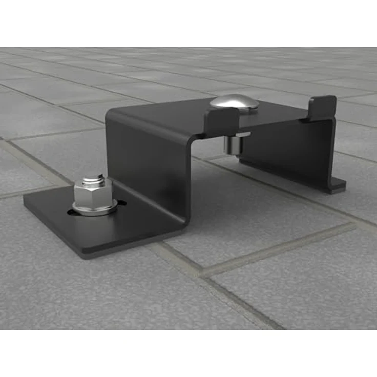 Intellisolaris EACYFRRS-B01 PV-Halterung Railless, korrosionsbeständig für geneigte Bitumen- & Metalldächer, 1 Paar – Bild 9