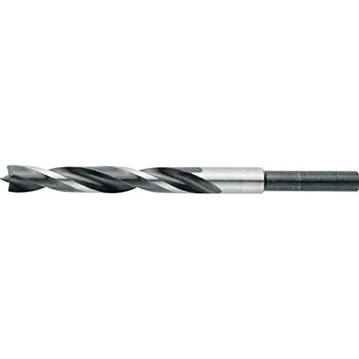 fortis Holzspiralbohrer 20 x 200 / 130 mm, geschliffene Zentrierspitze, für Hart- und Weichholz, zylindrischer Schaft