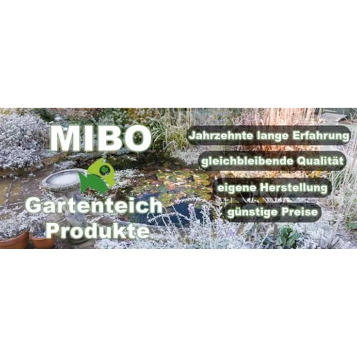 MIBO Teichklar Teichklärer, 5.000 ml für 100.000 Liter, schnelle Wirkung gegen trübes und grünes Gartenteichwasser – Bild 4