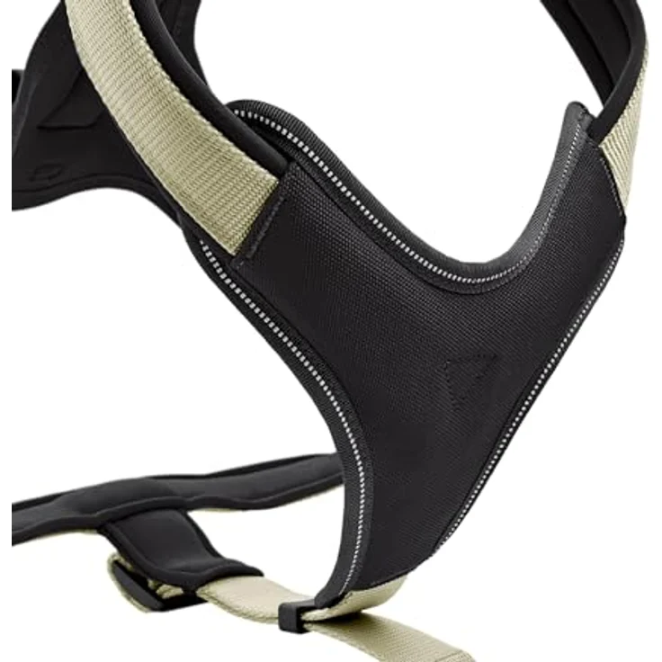 Hunter Hunde-Geschirr Neopren oliv-schwarz S – Bild 3