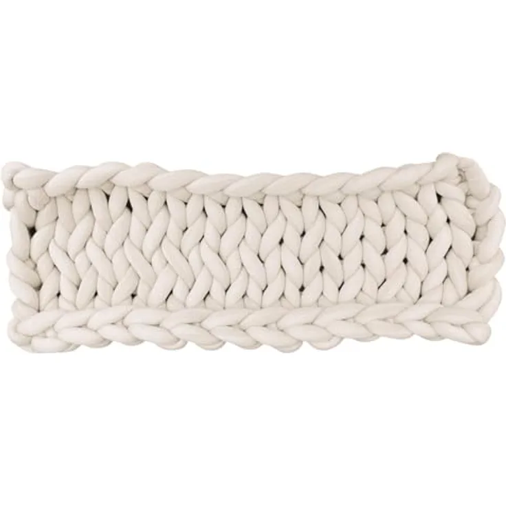 Aumüller Fensterbankliege für Katzen - Katzenbett aus Grobstrick - Beige, gemütlicher Ruheplatz mit erhöhtem Rand