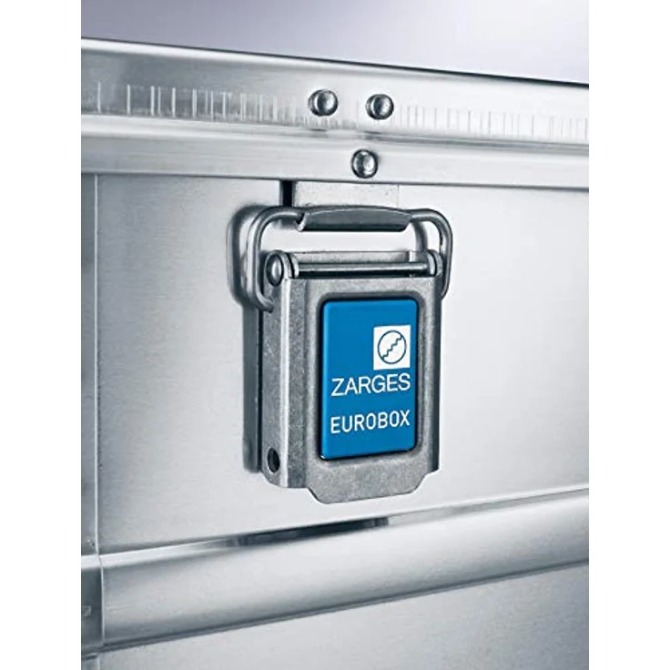 Zarges Eurobox, stabiler Werkzeugkoffer aus korrosionsbeständigem Aluminium mit Edelstahl-Scharniere und abschließbaren Verschlüssen – Bild 3