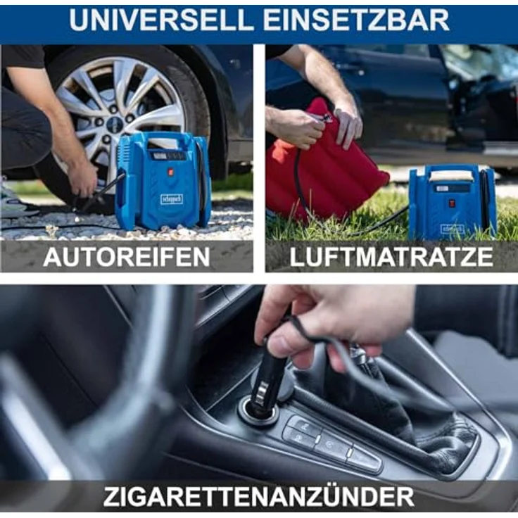 Scheppach Airforce 7 SC, Tragbarer Luftkompressor mit 8 bar Druck, Wartungsarm und Auto-Shut-Off – Bild 4