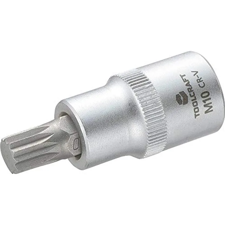 TOOLCRAFT Bit- und Steckschlüsselset, Steckschlüssel-Einsatz 12.5 mm (1/2) mit integriertem Vielzahn-Bit M10, 816088