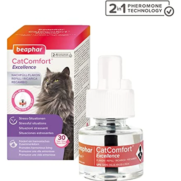 BEAPHAR CAT COMFORT DIFUSOR Y RECAMBIO GATOS 48ML – Bild 2