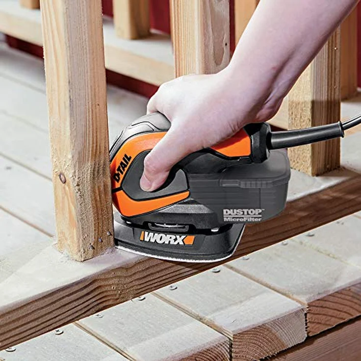 Worx WX648.2 Multischleifer 65 W, Schwarz – Bild 5