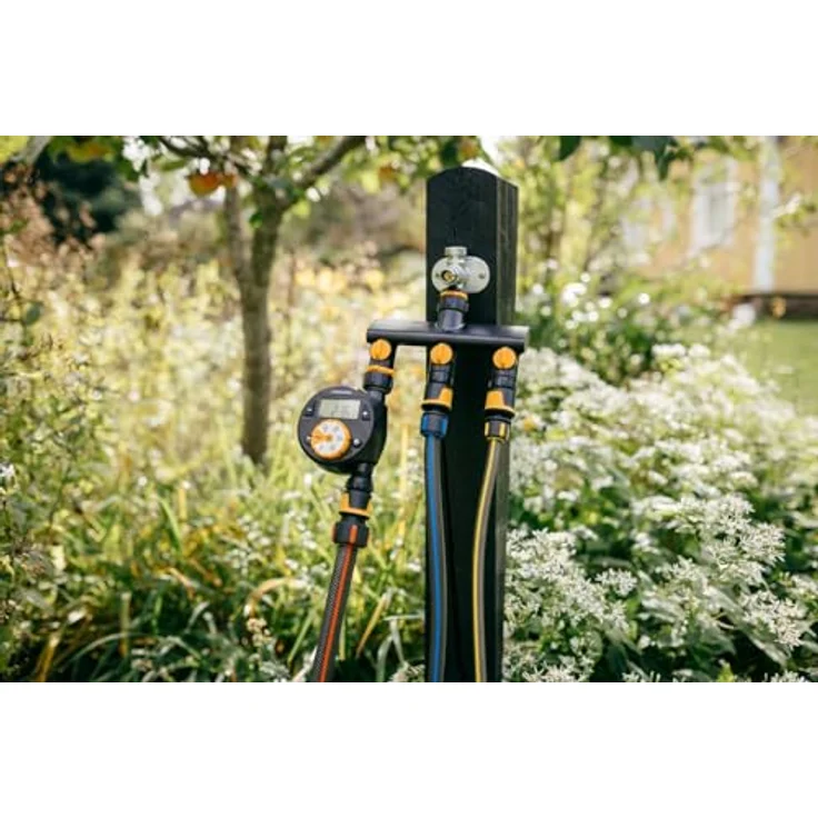 Fiskars 3-Wege-Umschaltventil, Anschluss für Ø 21 mm (G 1/2"), Ø 26,5 mm (G 3/4"), Ø 33,3 mm (G 1"), individuell steuerbare Wasserflüsse – Bild 10