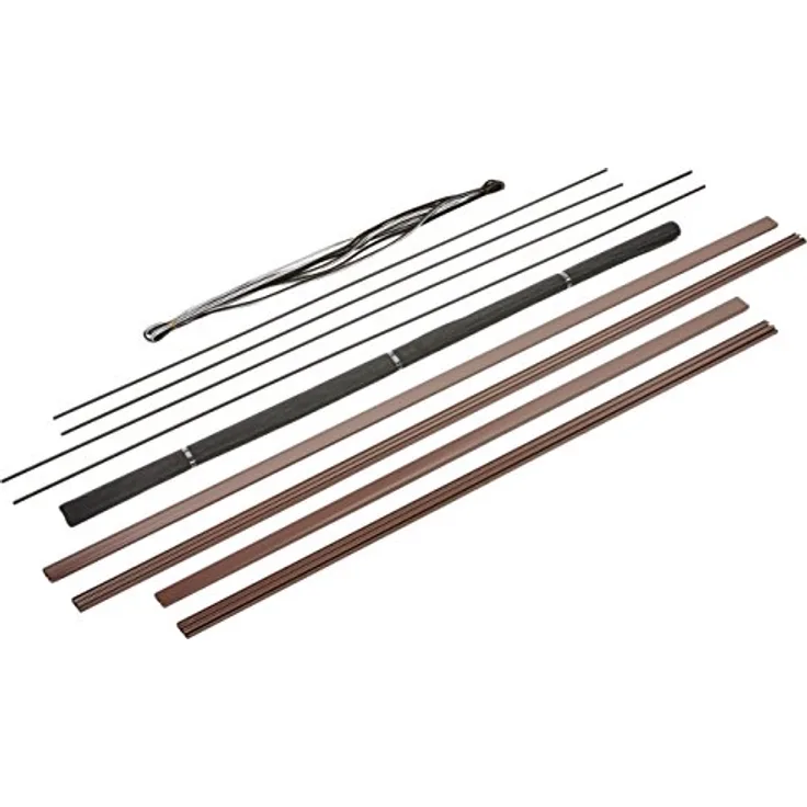 hecht international 100690402-VH Fliegengitter Fenster MASTER SLIM 100x120 cm in Braun, 100 x 120 cm