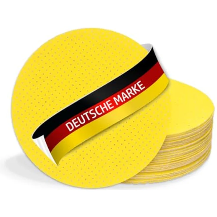 BOXTEC Klett-Schleifpapier D225, perforierte Schleifscheibe für Trockenbauschleifer, 25er Pack, Körnung P100 – Bild 1